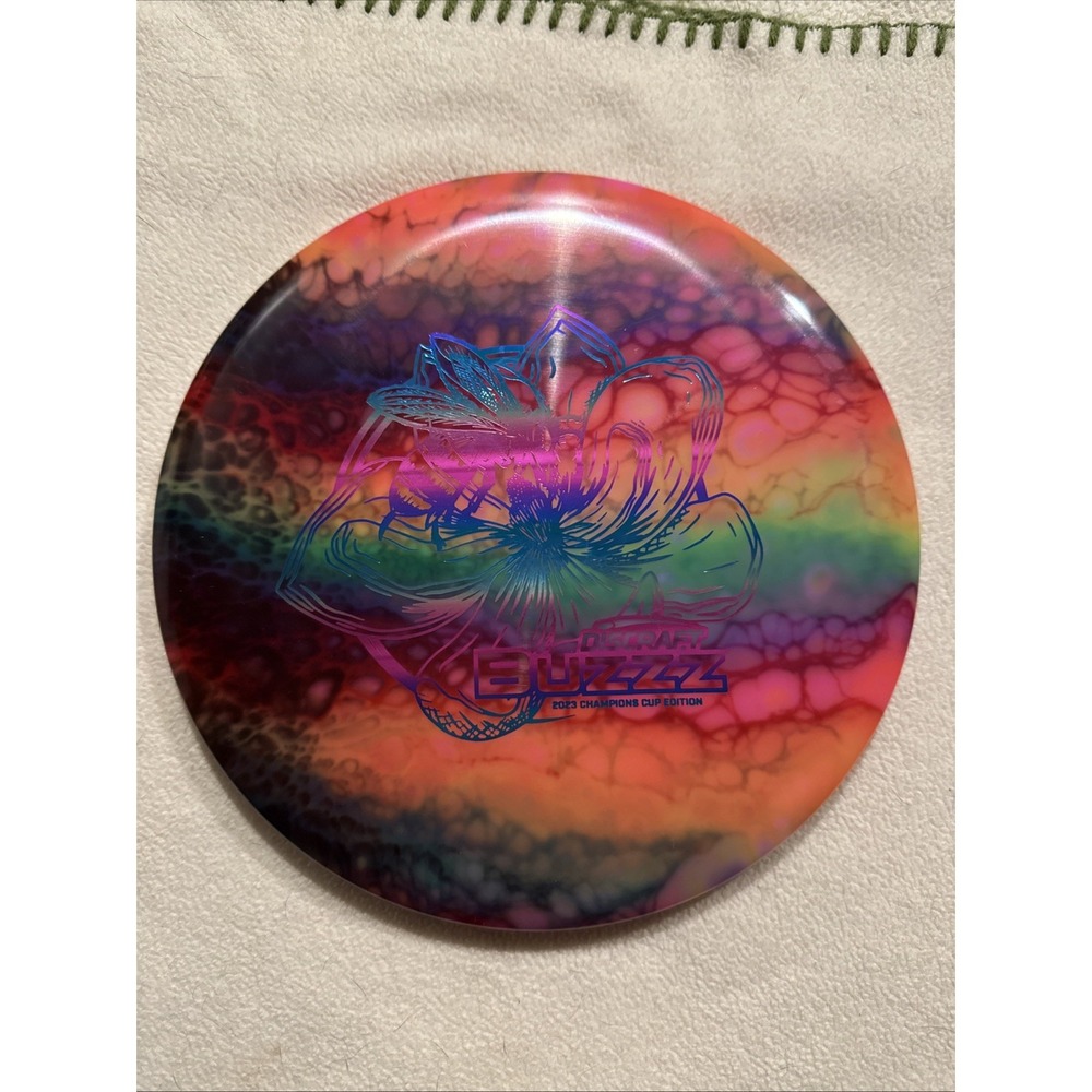 Discraft Buzzz 2023 Champions Cup Custom Dye Disc Golf Disc UV Midrange 177g